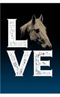 Notebook: Blank Lined Journal For College Students Who Loves Horses - 6x9 inches, 120 pages