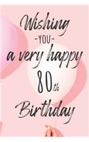 Wishing you a very happy 80th Birthday