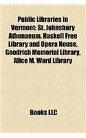 Public Libraries in Vermont