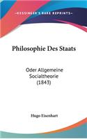 Philosophie Des Staats
