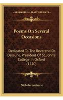 Poems On Several Occasions
