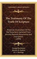 The Testimony Of The Truth Of Scripture