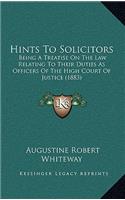 Hints to Solicitors