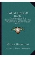 Twelve Odes Of Hafiz