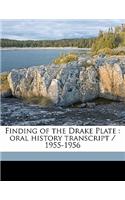 Finding of the Drake Plate