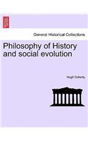 Philosophy of History and Social Evolution