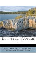 de Finibus, I; Volume 1