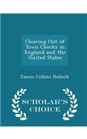 Clearing Out of Town Checks in England and the United States - Scholar's Choice Edition