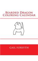 Bearded Dragon Coloring Calendar