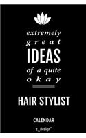 Calendar for Hair Stylists / Hair Stylist