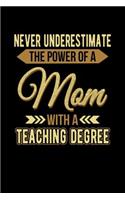 Never Underestimate The Power Of A Mom With A Teaching Degree