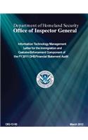 It Management Letter for the Ice Component of the Fy 2011 Dhs Financial Statement Audit