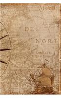 Compass Rose Lined Journal