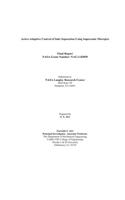 Active-Adaptive Control of Inlet Separation Using Supersonic Microjets