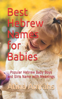 Best Hebrew Names for Babies