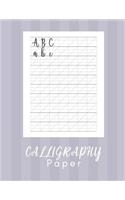 Calligrapy Paper: Handwriting Practice for Adults - 160 Sheet Pad