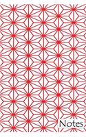Notes: 6" x 9", lined journal, blank book notebook, durable cover,100 pages for writing, Geometric Stars