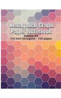 Hexagonal Graph Paper Notebook: Chemistry: Large Size 8.5x11" 160Pages 1/4inch Hexagons Graph Paper It's easy to use & perfect bound.