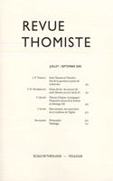 Revue Thomiste - 3/2005: (Revue Thomiste)