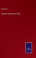 Scripture Acrostics in Verse