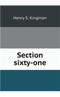 Section sixty-one