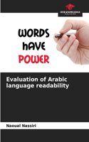 Evaluation of Arabic language readability