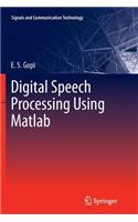 Digital Speech Processing Using MATLAB