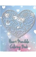 Heart Mandala Coloring Book