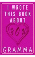 I Wrote This Book about You Gramma