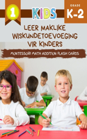 Leer maklike wiskundetoevoeging vir kinders Montessori Math Addition Flash Cards: My eerste groot boek vir wiskunde met foto's tot en met 10. Aangename kaartspeletjies vir kleuterskool en graad 1,2