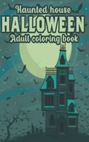 Haunted House Halloween Adult Coloring Book