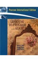 Learning To Program with Alice: International Edition(English)