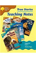 Oxford Reading Tree True Stories Levels 8-9 Pack 1 Teaching Notes