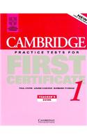 Cambridge Practice Tests for First Certificate 1 Teacher's Book
