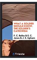 What a Soldier Should Know. the Soldier's Catechism