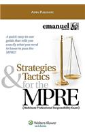 Strategies & Tactics for the MPRE