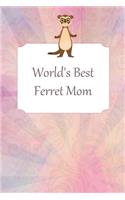 Thick Journal - Notebook (120 Pages) - Ferret Mom, Ferret Gifts: (Gag Gifts)