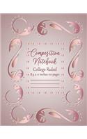Composition Notebook College Ruled 8.5 x 11 in 110 Pages