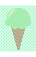 Mint Ice Cream Notebook