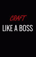 Craft: A Matte Soft Cover Notebook to Write In. 120 Blank Lined Pages