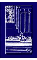 IV: Four of Swords Tarot Journal Diary Log Book, Record and Interpret Readings, 3 Tarot Card Spread Journal