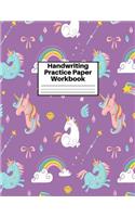 Handwriting Practice Paper Workbook
