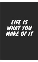 Life Is What You Make of It