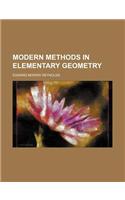 Modern Methods in Elementary Geometry: (English)