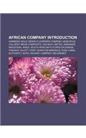 African Company Introduction: Harmony Gold, Kenya Fluorspar Company, Morupule Colliery, Brvm Composite, Fan Milk Limited(English)