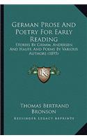 German Prose and Poetry for Early Reading