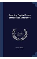Securing Capital for an Established Enterprise