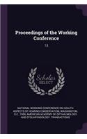 Proceedings of the Working Conference