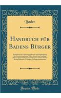 Handbuch Für Badens Bürger