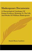 Shakespeare Documents